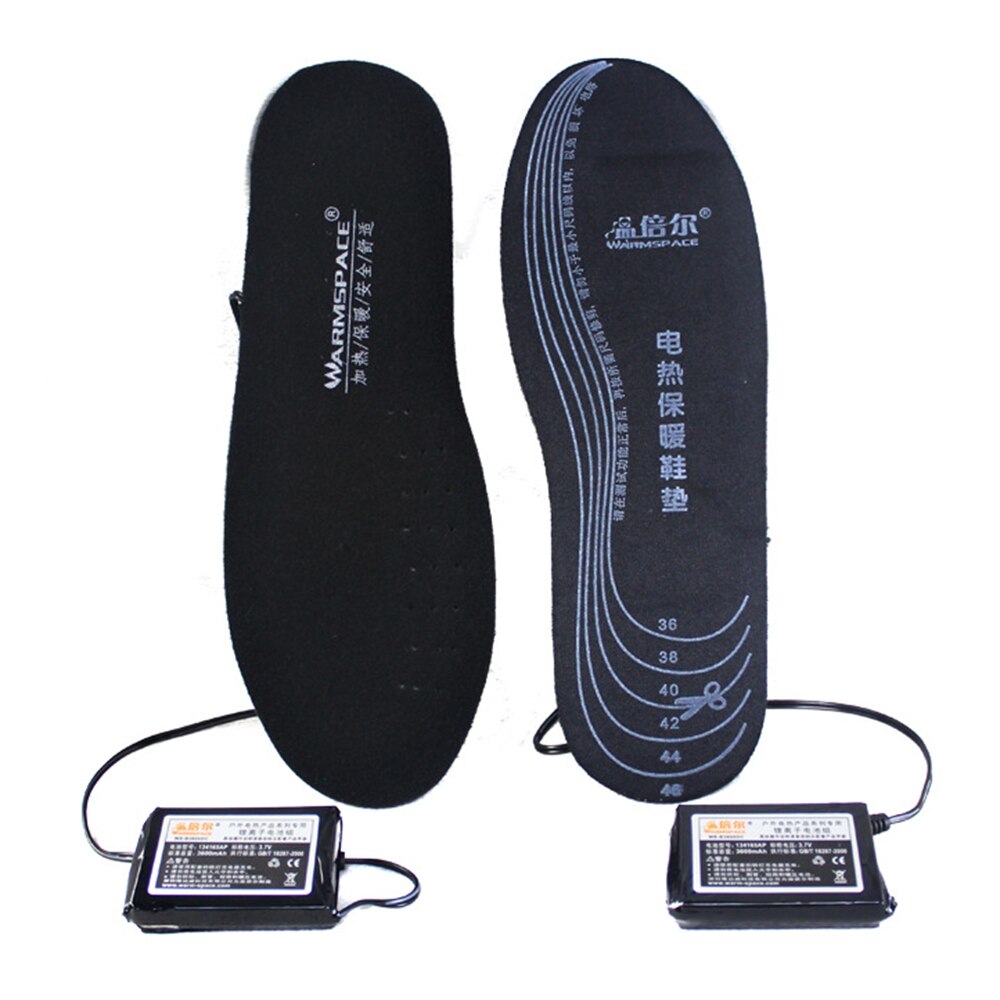 Winter Rechargeable Heated Insoles Ski insoles Outdoor Sports Feet Warming Insoles Thermal Electric Foot Warmer Battery Powered
