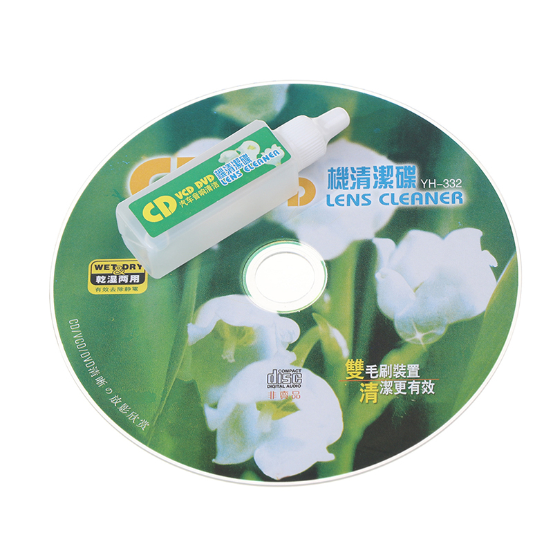 CD VCD DVD-Player Linsenreiniger Staub Schmutzentfernung Reinigungsflüssigkeiten Scheibenrestaurator