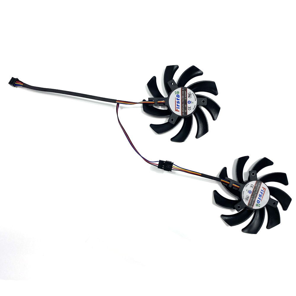 Wentylator chłodzący nowy wentylator 85MM 4PIN FDC10H12S9-C FD7010H12S HD7950 GPU dla jego RX580 470 Sapphire R9 270 280X HD7870 HD7950 HD6850