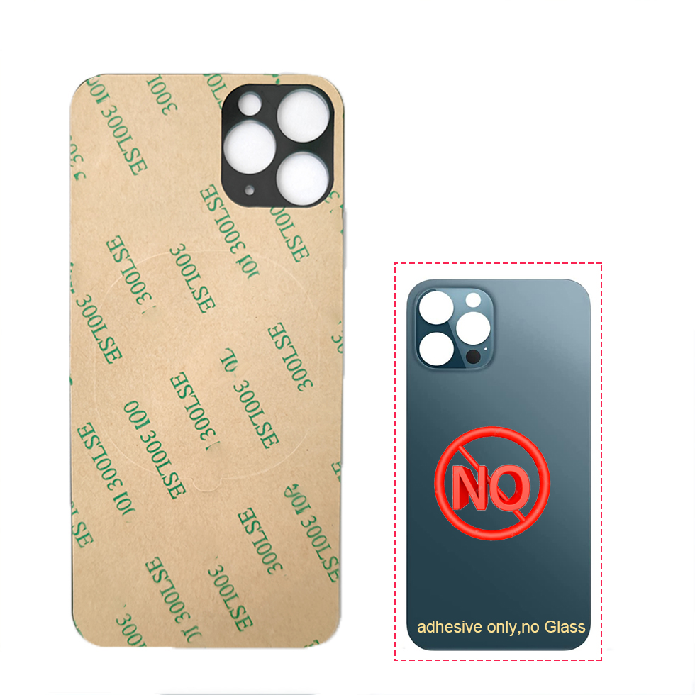 Ruban adhésif double face 3M pré-découpé, autocollants pour iPhone 8 Plus X Xs Poly 11 12 13 Pro max, réparation de la vitre arrière, 2 pièces