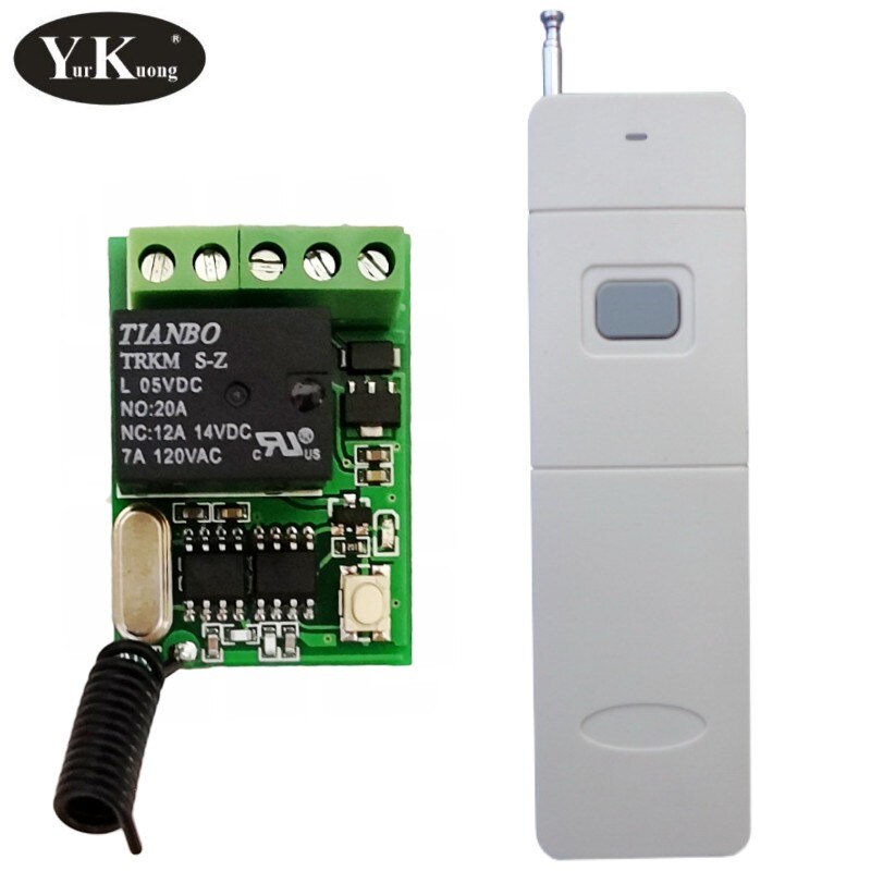 Long Distance remote control switch 5V 6V 7.4V 9V 12V Remote Control Push Button RF Wireless Switch 315 433 mhz Smart Home Alarm