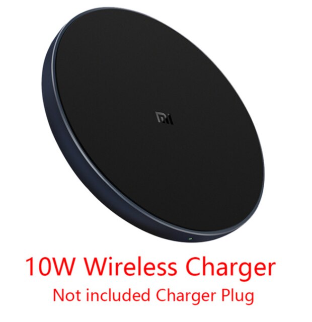Original xiaomi trådlös laddare 20w max för  mi 9 (20w)  mix 2s / 3 (10w)  qi epp-kompatibel mobiltelefon multiple safe: 10w svarta