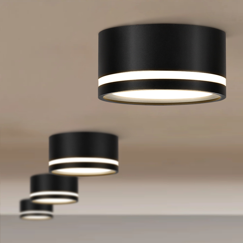 Utanpåliggande led-downlight taklampa  ac85-260v moderna spotlights takspotlights för vardagsrum kök butiksbelysning