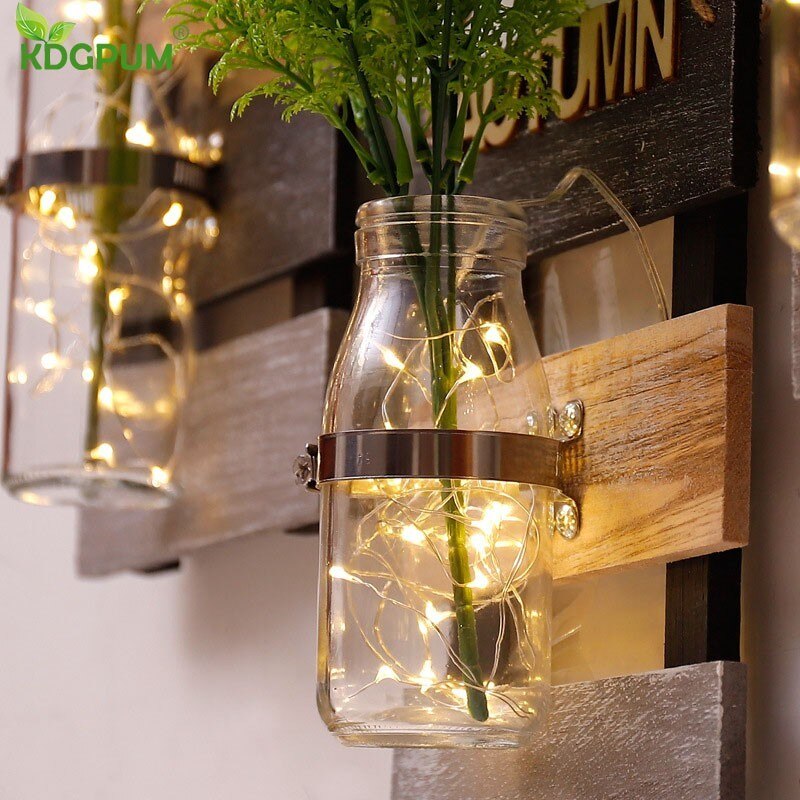 Vägghängande växtkruka hydroponics växt glasvas inomhus trädgård vertikala blomkrukor hängande kruka heminredning