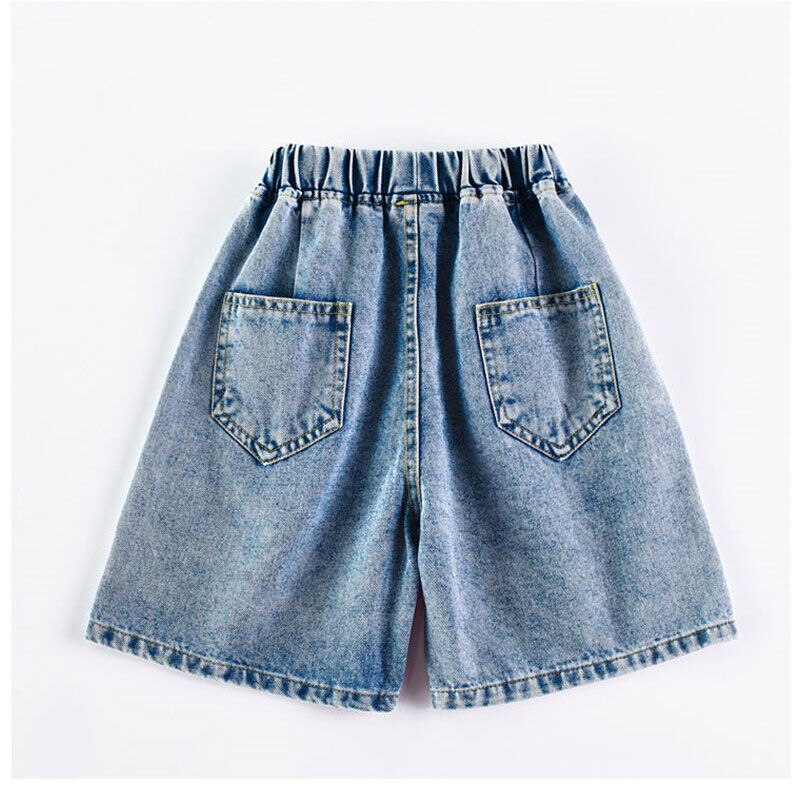2022 bambini neonata estate Denim abbigliamento pantaloncini pantaloni Jeans abbigliamento bambini ragazza Casual pantaloni corti pantaloni neonati 3 -12Yer: 4T