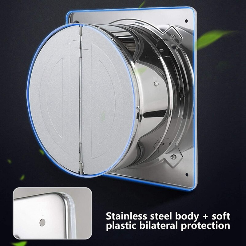 6 inch 40w 220v hogesnelheids afzuigventilator kleine ventilator afzuiger voor toilet, keuken, badkamer, hangend aan muur of raam