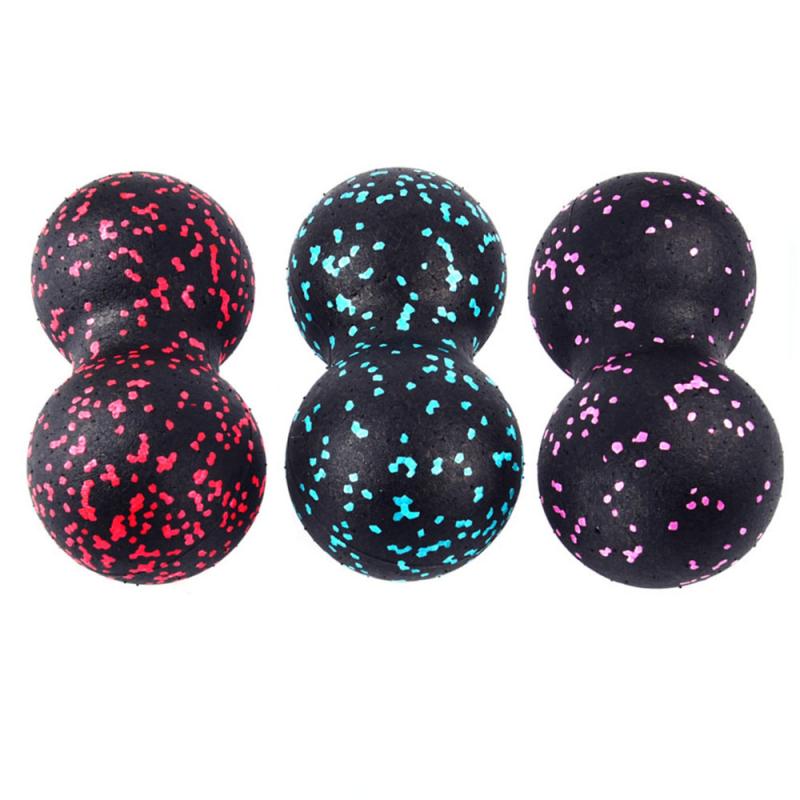 Eva peanut massagebold fascia bold sæt dobbelt lacrosse fitness mobilitet bold til fysioterapi selv-myofascial frigivelse
