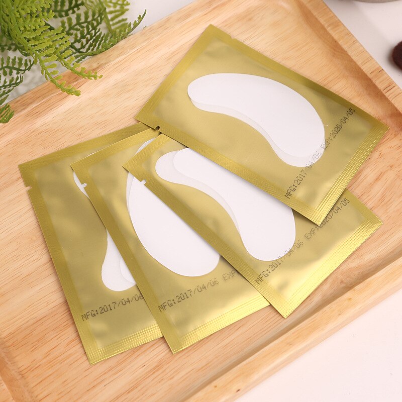 50 Pairs Eyelash Extension Stickers Under The Eye Pad Eyelash Extension Paper Patch For Eyelash Extension Stickers Gel Patch