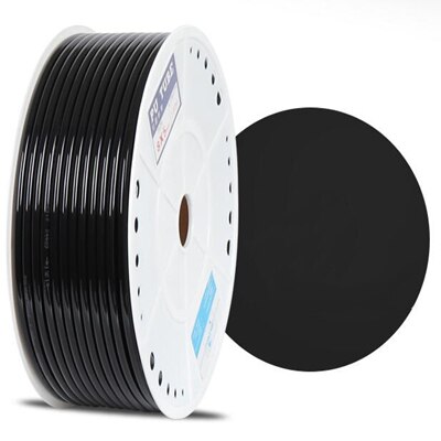 1 metri  od 4mm 6mm 8mm 10mm 12mm pu pneumaattiset ilmaputket letkut ilmakompressoriputket: Musta / Id 6.5mm x  od 10mm
