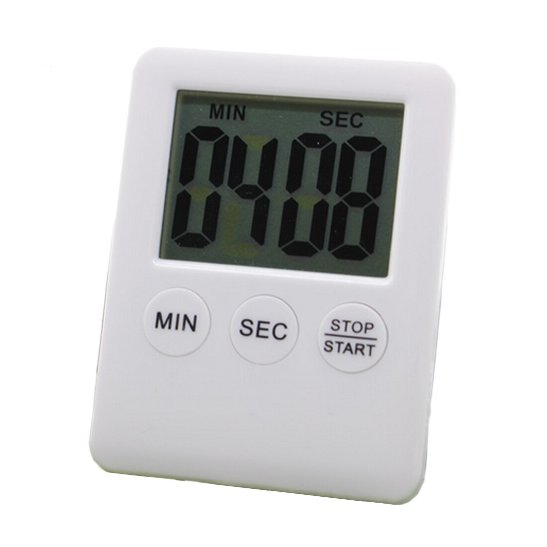 Electronic Digital LCD Magnetic Countdown Timer Count Down Egg Kitchen 99 Minute: White