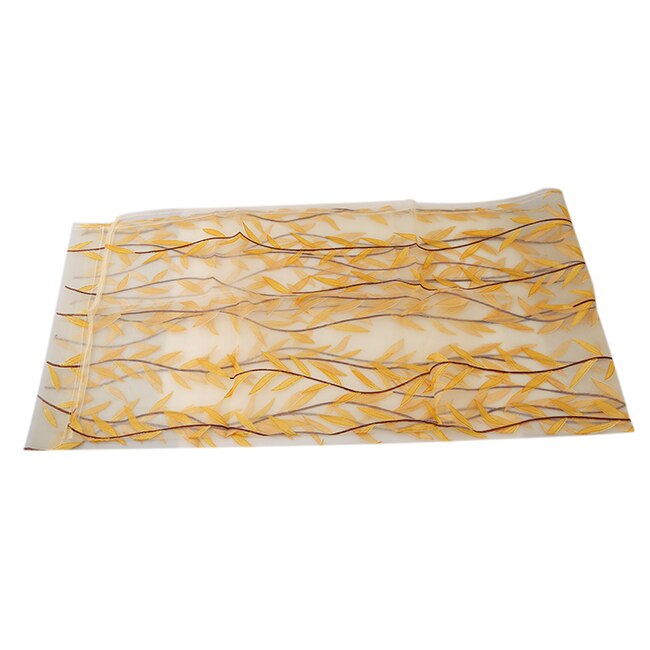 Willow Pattern Curtains Upscale Jacquard Yarn Curtains Door Window Curtains Chic Room Living Room Bedroom Decor: Yellow