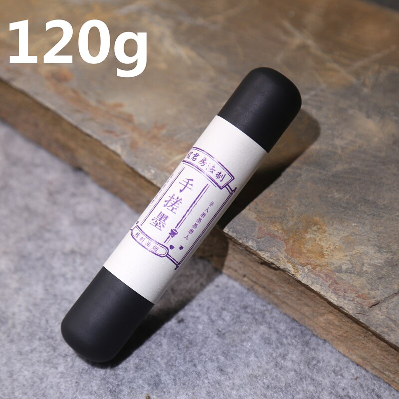 Pure Handmade Ink Stick Block Practical Study Treasure Traditional Chinese Painting Inker Calligraphy Oil Soot Ink: Green  