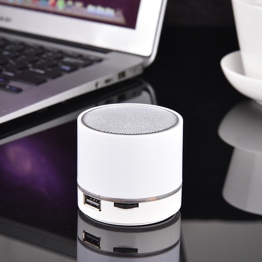 S10 Stereo Bluetooth Speaker Ondersteuning U Disk TF Card Universele Mobiele Telefoon Muziek Mini Draadloze Outdoor Draagbare Woofer Subwoofer: White