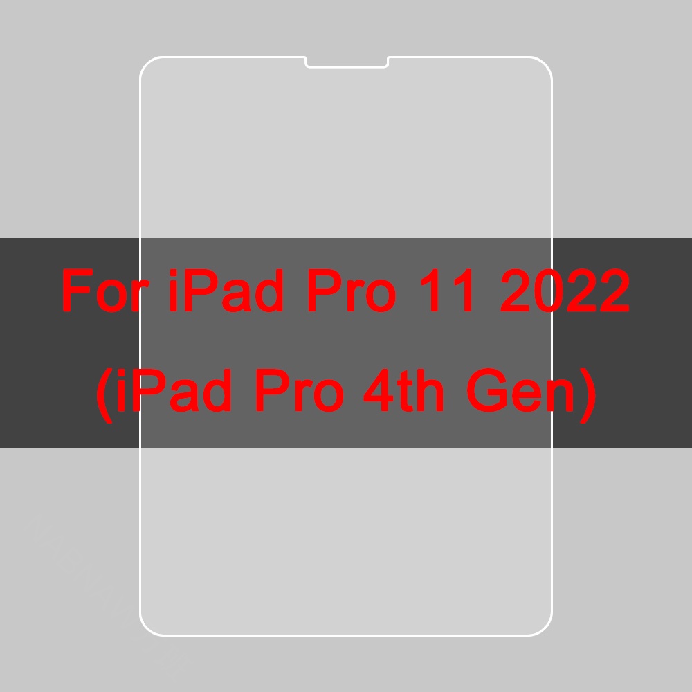 3 uds como película de papel para iPad Pro 12,9 11 2022 Protector de pantalla para iPad 10. a 9 a 8 a 7 a generación Mini 6 10,2 Paperfeel: Azul lago