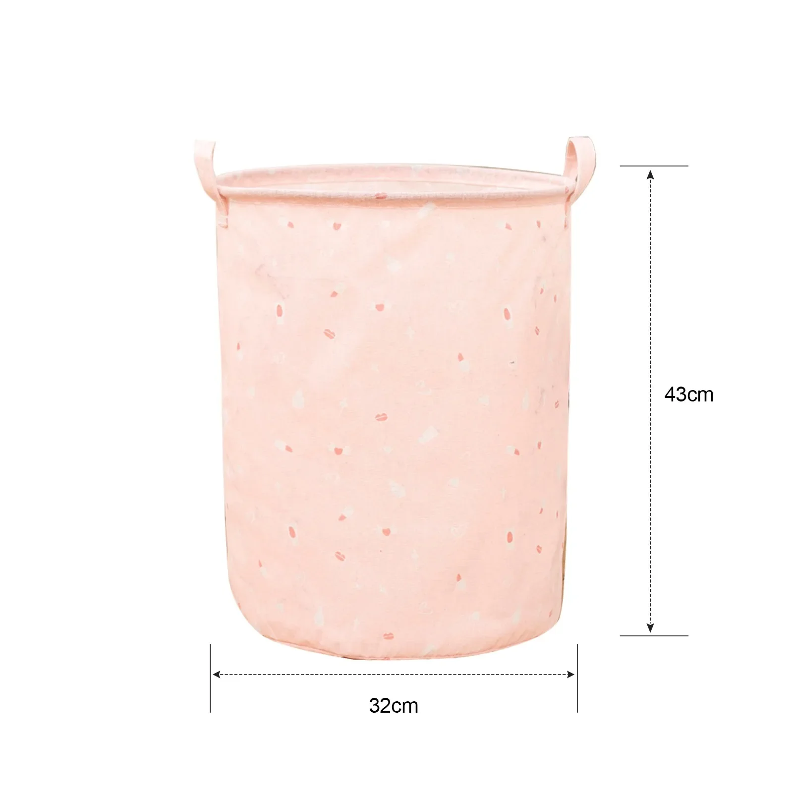 Organizer Canvas Laundry Basket Waterproof Large Capacity Laundry Hamper Dirty Clothes Storage Basket Toy Home Storage Bin 45x35
