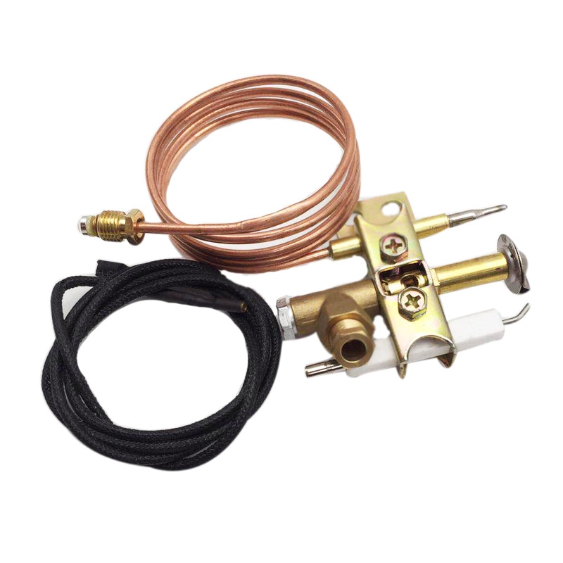 Friteuse à gaz EARTH STAR, brûleur pilote universel avec fil piézo de 900mm et filetage de thermocouple M9X1