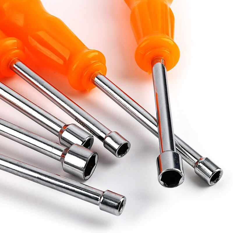 ELECALL 1pc mini Hex bit screwdriver socket Wrench nut Shank Drill Bit AdapterTools 5-10mm