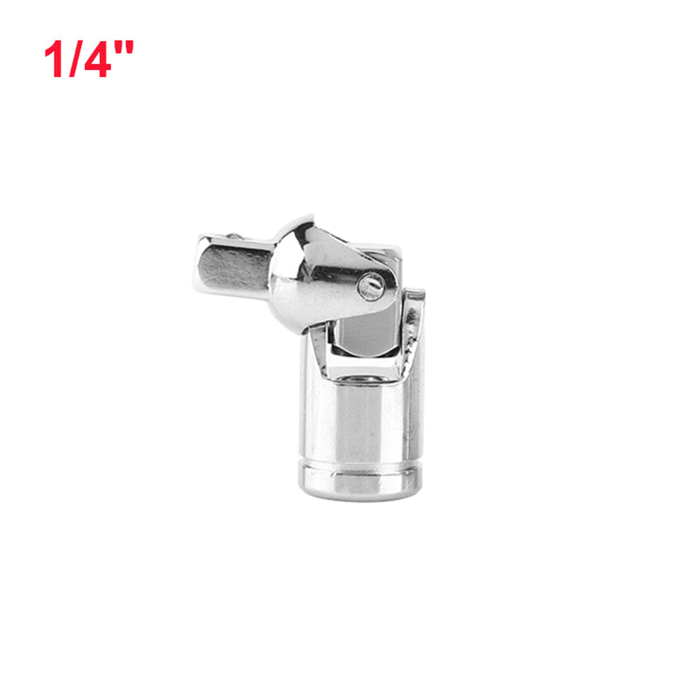 Auto Car Convertor Universal Ratchet Joint Set Repair Tool Bar Socket Adapter Vehicle Angle Extension Ball Joint 1/4" 3/8" 1/2"