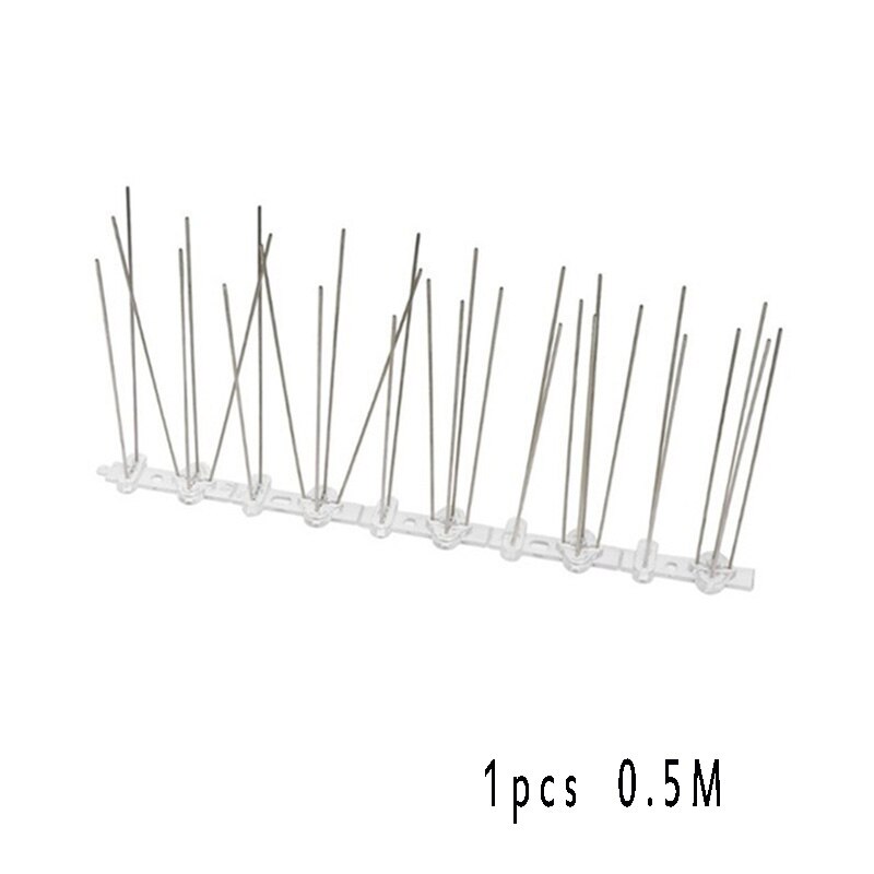 Pinchos de plástico para Control de plagas de aves, repelente antiaves, pinchos para quitar palomas y espantar aves,: 1pcs 0.5m