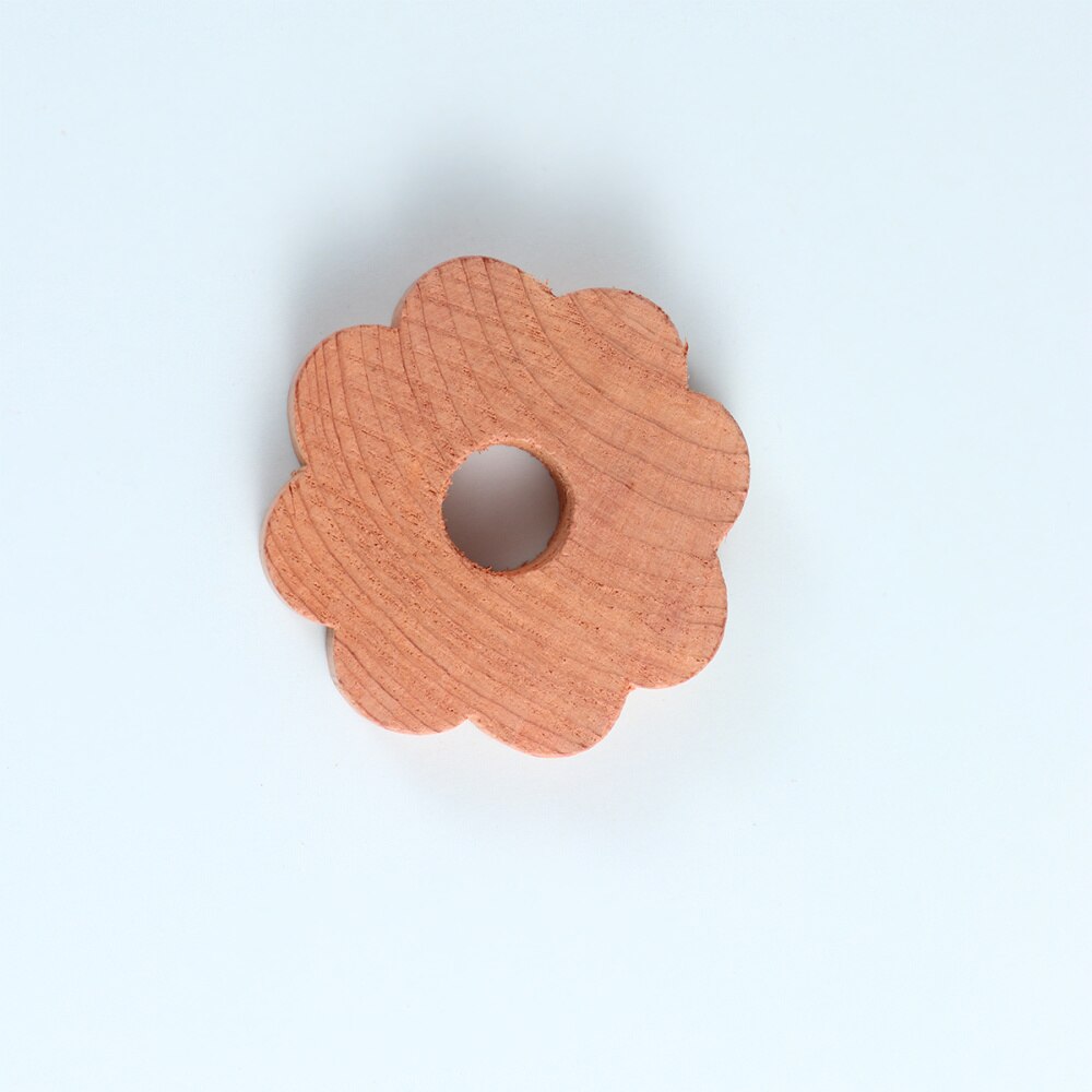20Pcs Bloem Vorm Blokken Diy Cederhout Levert Kleding Dampdichte Blokken Motbestendig Houten Plakjes Voor Winkel Hotel Home Office: Default Title
