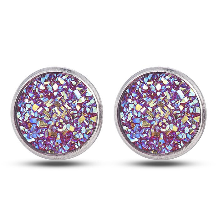 Stud Oorbellen Mode Imitatie Gem Sieraden Oorbellen Voor Vrouwen Kolczyki Brincos Leuke Oorbellen Kerst Sieraden: EC936