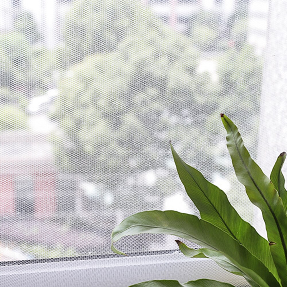 Self Adhesive Invisible Window Indoor Insect Screen Curtain Mesh Anti Bug Mosquito Protection Door Windows Net Mesh Curtains