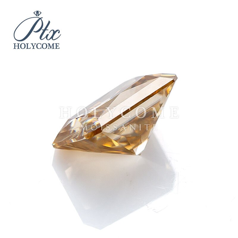 3x5mm 2020 gorąca sprzedaż światła szampana promienny kamień wysokiej jakości luźny moissanit dostawca fabryki bezpośrednie dostawy diamentowy pierścionek