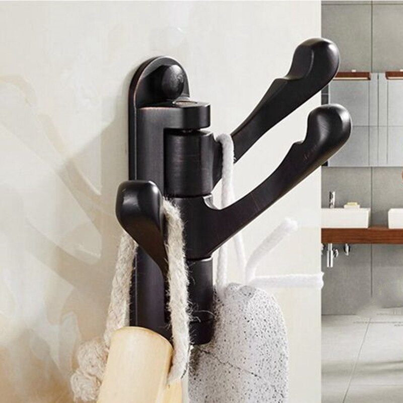 Liuyue Robe Haken Zwart/Chrome Rvs Activiteit Kleding Haken Deur Haken Keuken Muur Hanger Kapstok Badkamer Hardware