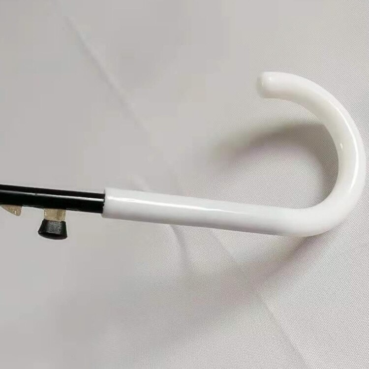 Transparante Lange Steel Paraplu Plastic Poe Transparant Blad Kooi Parasol Paraplu Parasol Vrouwelijke Semi-Automatische Zonnescherm