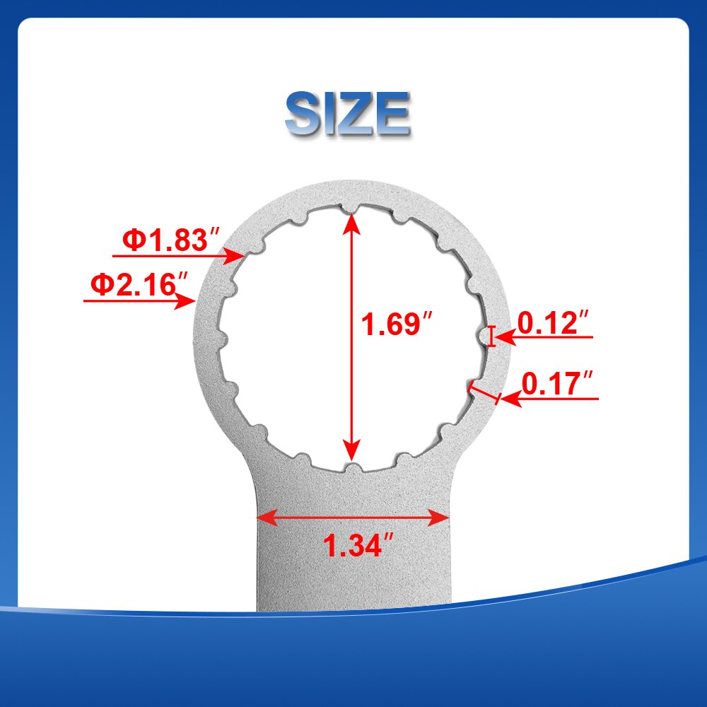 BAFANG Tool Mid drive motor installation wrench for Bafang BBS BBSHD BBS01 BBS02 mid-motor