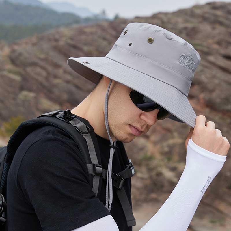 Sombrero de cubo sólido para mujer y hombre, visera de viaje, sombrero para el sol, pareja, trueno, ala ancha, protección UV, visera al aire libre, pesca, novedad