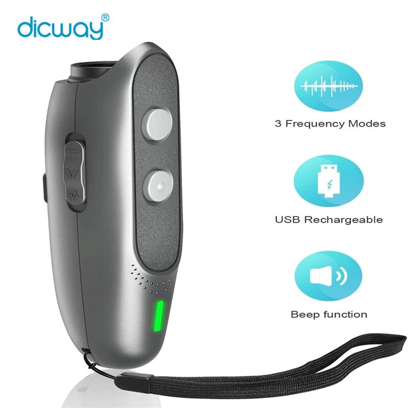 Ultrasonic Handheld Dog Repellent and Training Tools Small Medium Large Dogswith LED Flashlight Safe Dog Anti Barking Device: Default Title