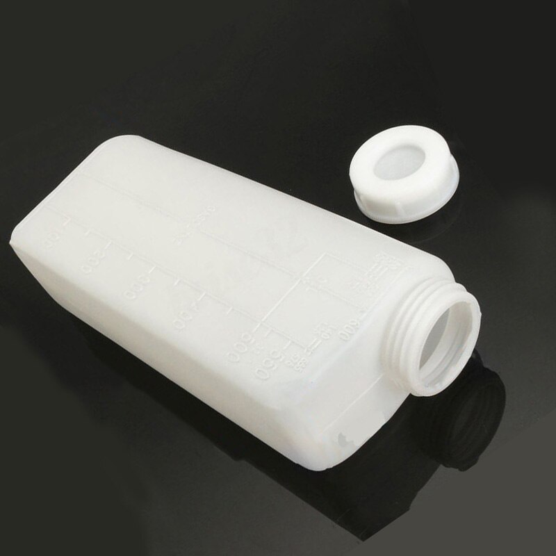 1pc 2 -tahti sekoituspullo ruohonleikkuri moottorisahan strimmer polttoainesekoitin 25:1 20:1 40:1 600ml polttoaineen sekoituspullo