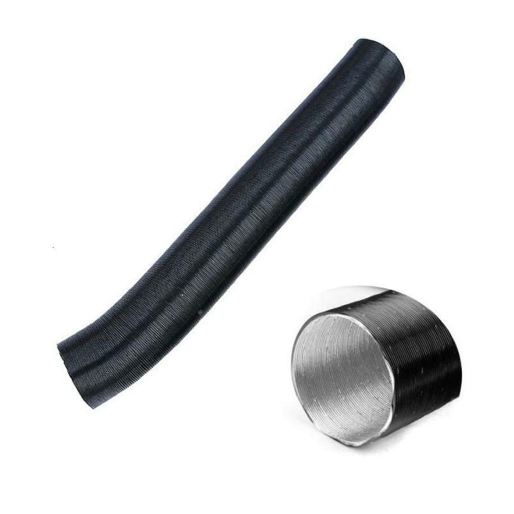 1set 75mm For Diesel Heater Warm Air Outlet Hose & Clip & Heater Pipe Duct Kit Aluminum Foil