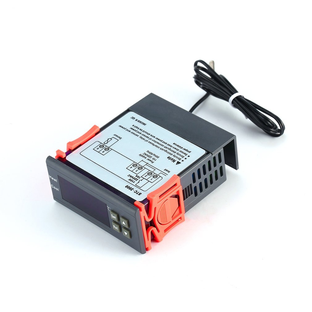 Controlador de temperatura digital de STC-2000 220v-55 120120c com sensor do par termoelétrico