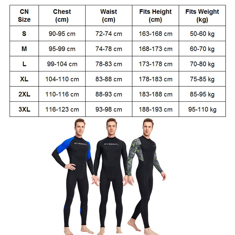 Full Body Rash Guard Dive Skin UV Swimwear Sport Skins UPF50+, Long Sleeve One Piece Front/Back Zipper Sun Suit Basic Wetsuit