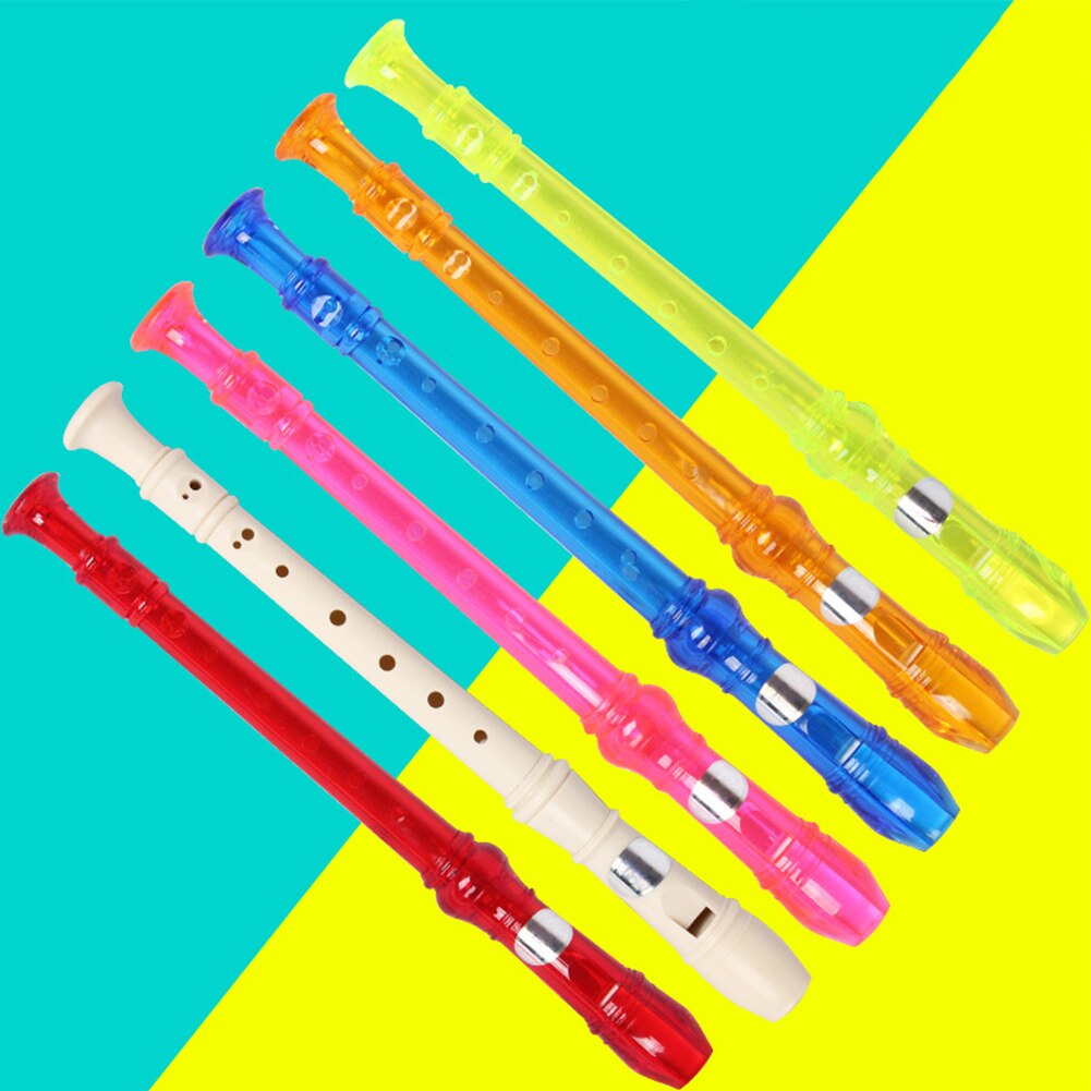 8 Holes ABS Resin Soprano Recorder Flute Musical Instrument for Student Stock