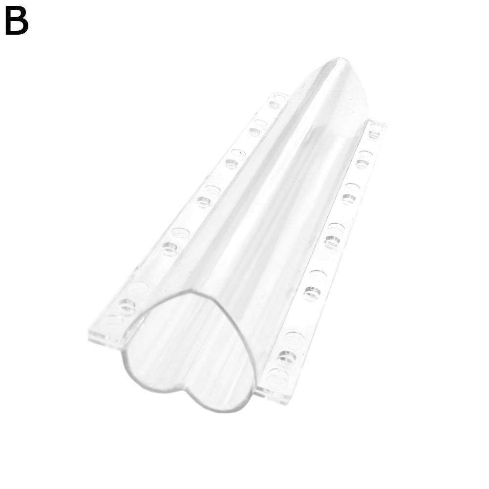 Molde para crecimiento de pepino en forma de corazón, plástico, jardín de cinco puntas, moldes transparentes para cultivo de frutas y verduras, Estrella M9A5: B