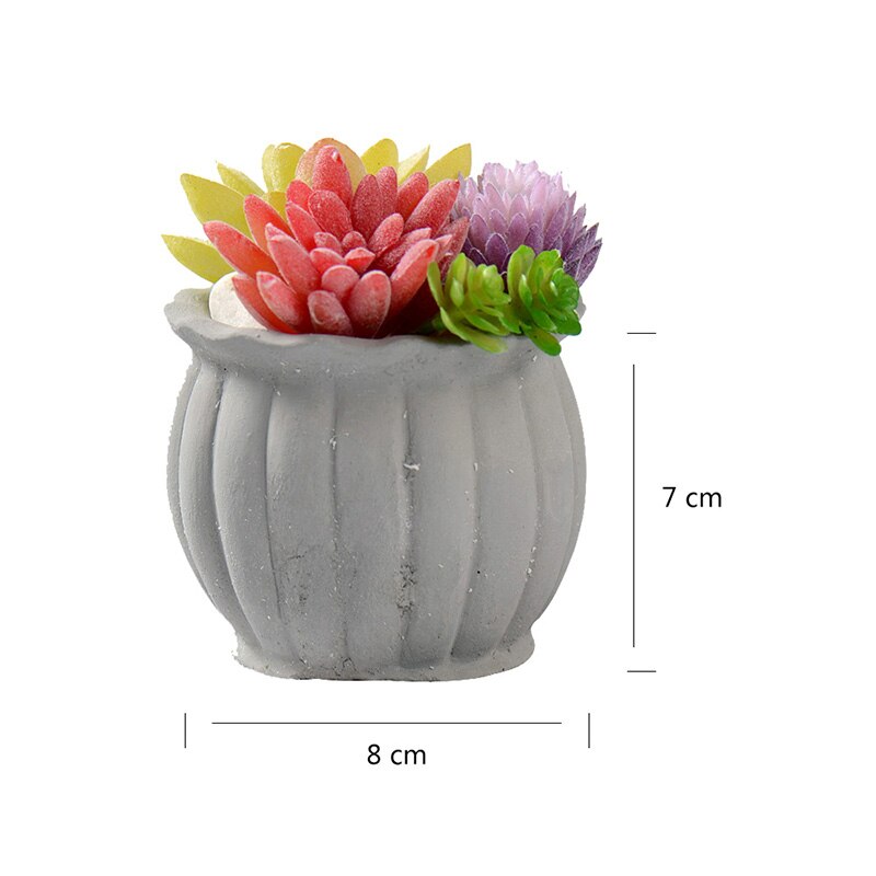 Nicole Gips Mallen Ronde Siliconen Vormen Planter Pot Mal Voor Vetplanten