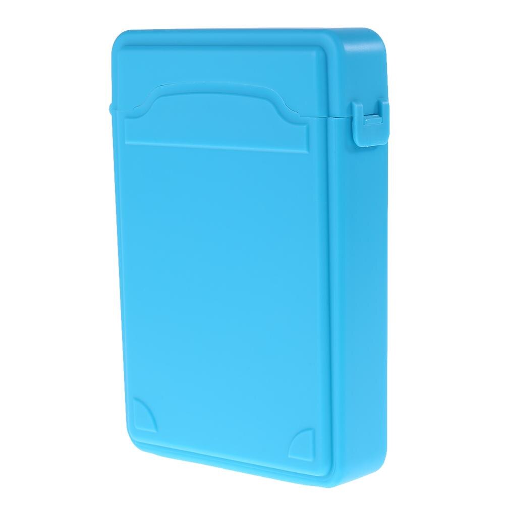 Niebieski dysk twardy pokrywa etui PP pojemnik turystyczny futerał robić przechowywania ochronna pyłoszczelna torba dla 3.5 cal przenośny dysk twardy dysk twardy SSD jazdy samochodem