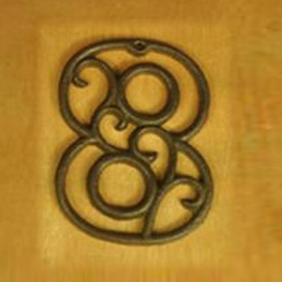 Cast Iron Heavy Duty Metal House Numbers Home Street Address Numbers Signs Antique home signs cast iron signs: 8