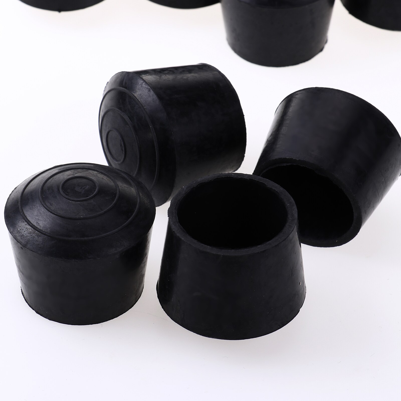 12Pcs Table Chair Rubber Leg Tips Caps Furniture Leg Plug Tips Floor Protectors Furniture Foot Leg End Caps Covers Home Office