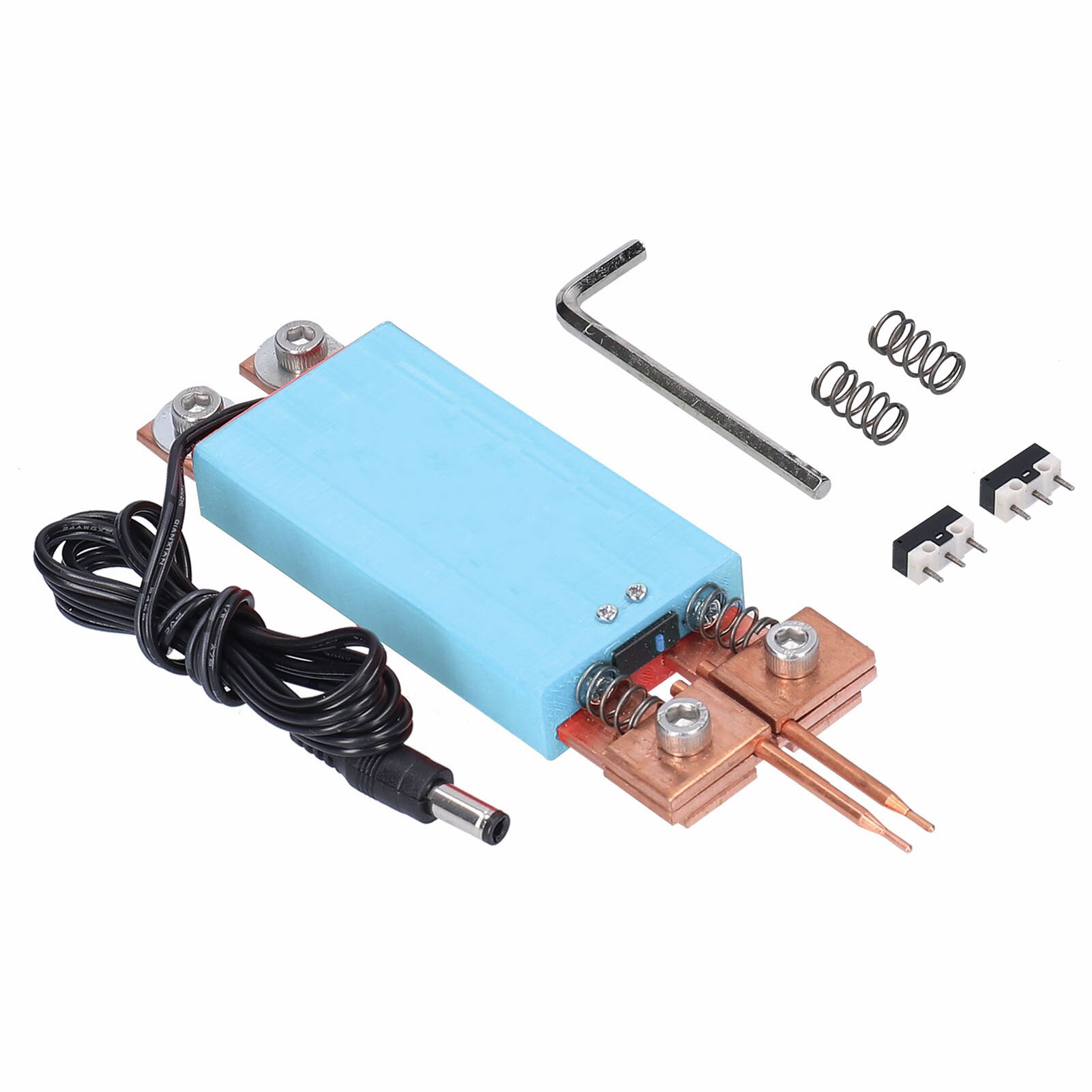 DIY maszyna robić zgrzewania punktowego spawanie 18650 bateria ręczna zgrzewarka punktowa automatyczny wyzwalacz wbudowany przełącznik zgrzewarka punktowa: zielony