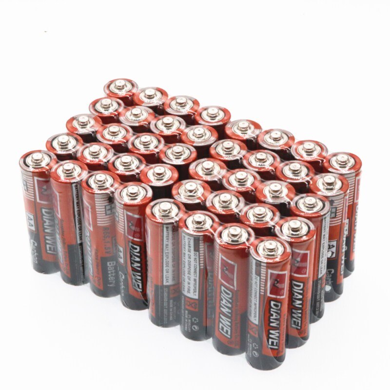 40Pcs Aa Batterij 1.5V LR6 AM3 E91 MN1500 Alkaline Batterijen