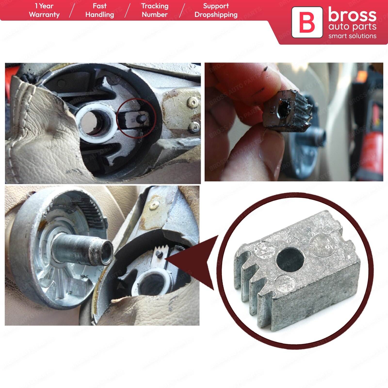Bross de BGE9 reposabrazos y mecanismo de bloqueo de pieza de reparación para Mercedes Vito W638 1995-2003 de Turquía