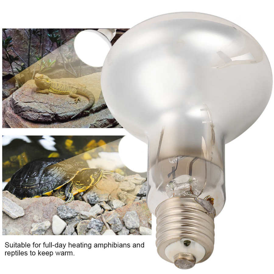 Reptile Bulb Reptile Heat Basking Lamp Light Ultraviolet UVB Full Spectrum Solar Lamp (220V) Temperature Control Heat Bulb