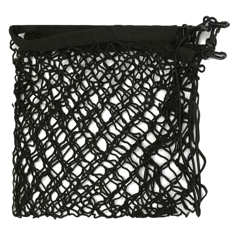 Auto Care 70X70 Cm Universele Kofferbak Bagage Opslag Cargo Organizer Nylon Rekbare Elastische Mesh Net Met 4 plastic Haken