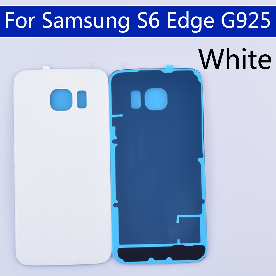 S6Edge Batterij Back Cover Voor Samsung Galaxy S6 Rand G925 SM-G925V SM-G925P G925F G9250 Achter Behuizing Batterij Deur Case