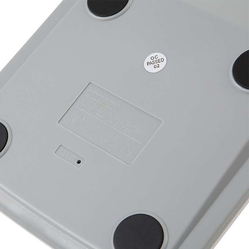 Ct-990 Golden White Calculator Desktop Computer Random Office Supplies 12 Digit Button Battery Abs Plastic Arithmetic Calculator