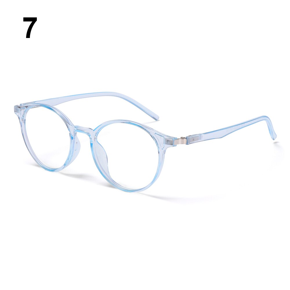 1Pc Computer Glasses Anti Blue Ray Blue Light Blocking Glasses Optical Eye Spectacle UV Blocking Gaming Filter Round Eyeglasses: 7